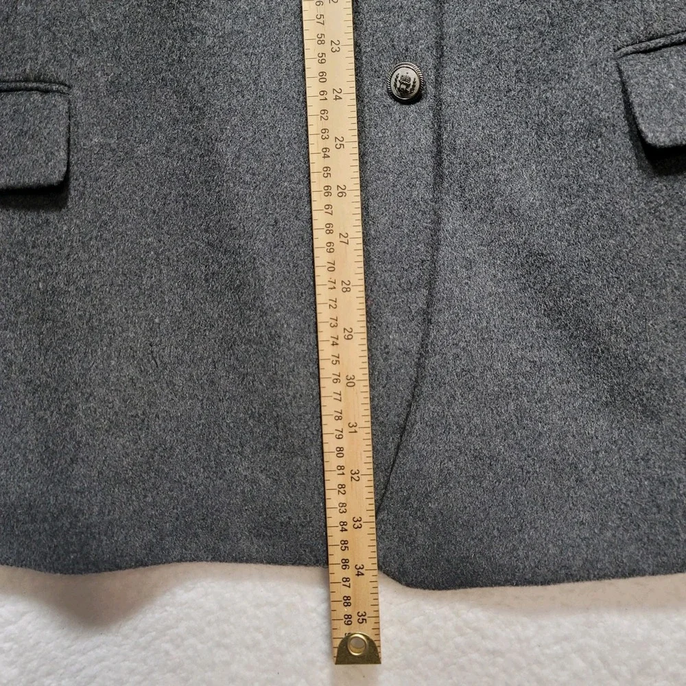 Pierre Loren Blazer Classic Fit Sport Coat Charcoal 56R W/Suit Bag & Hanger